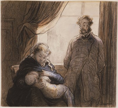 La familia de Honoré Daumier